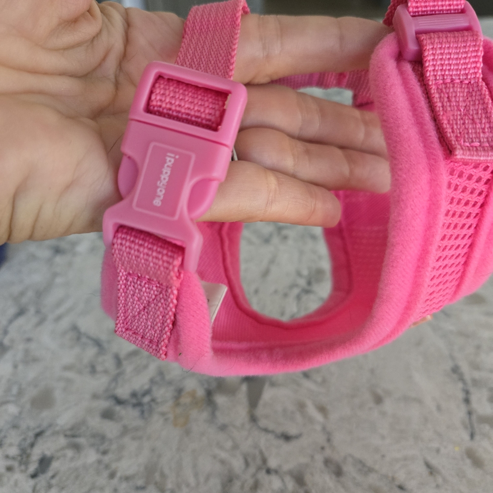 Pink Cat Or Dog Harness